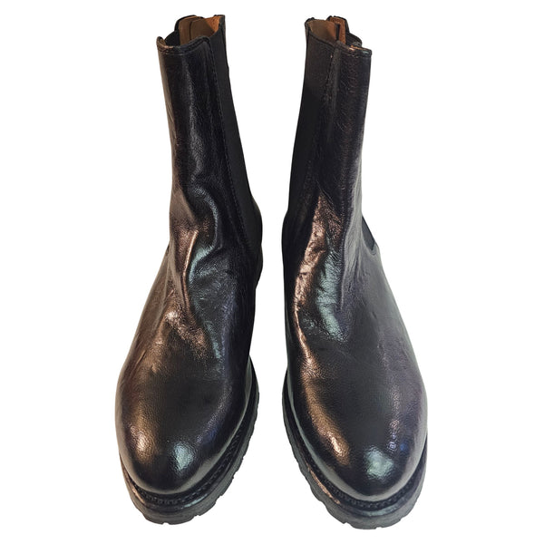 Cordwainer, klassischer Chelseaboot in Schwarz