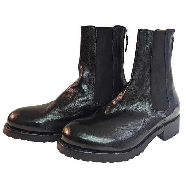 Cordwainer, klassischer Chelseaboot in Schwarz