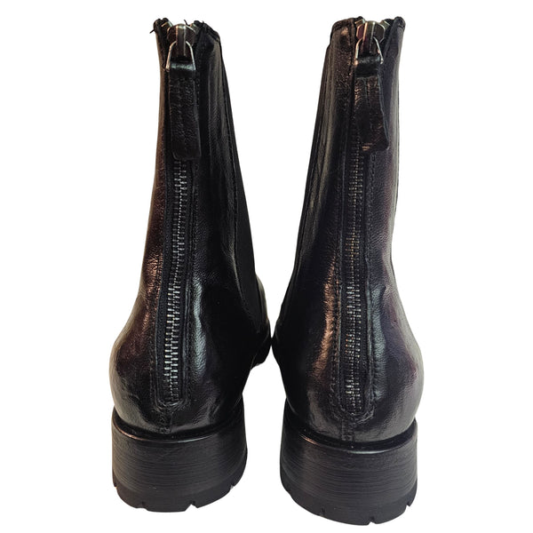 Cordwainer, klassischer Chelseaboot in Schwarz