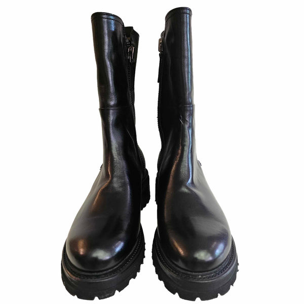 Cordwainer, 3/4 Stiefel mit zwei Reißverschlüssen