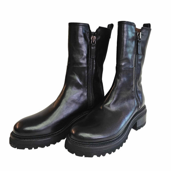 Cordwainer, 3/4 Stiefel mit zwei Reißverschlüssen