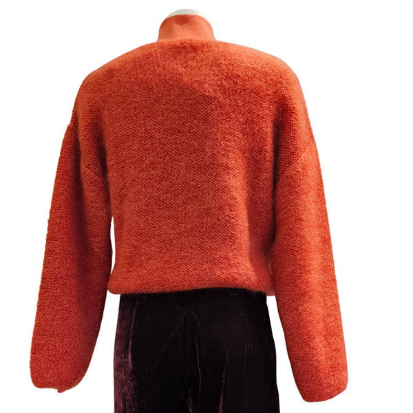 DAINIKA, Strickjacke in Rost Orange