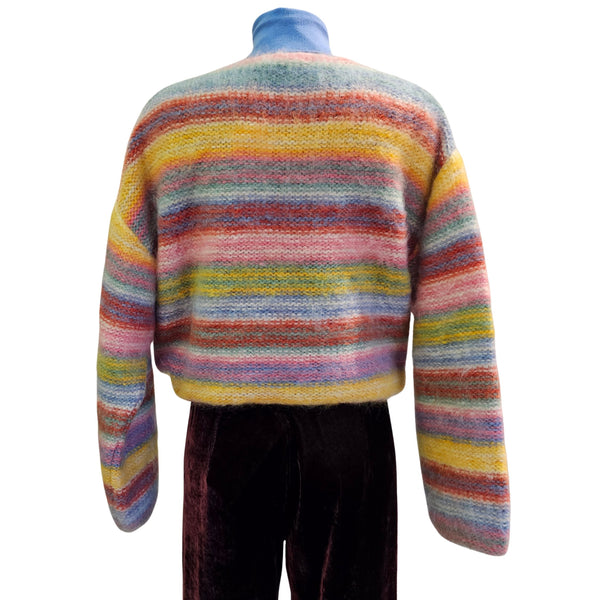 DAINIKA, Strickjacke in Streifen, Bunt