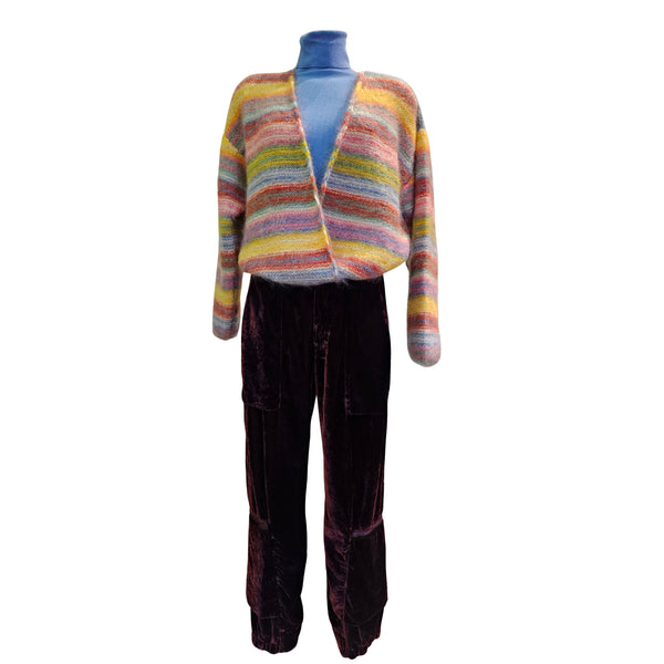 DAINIKA, Strickjacke in Streifen, Bunt