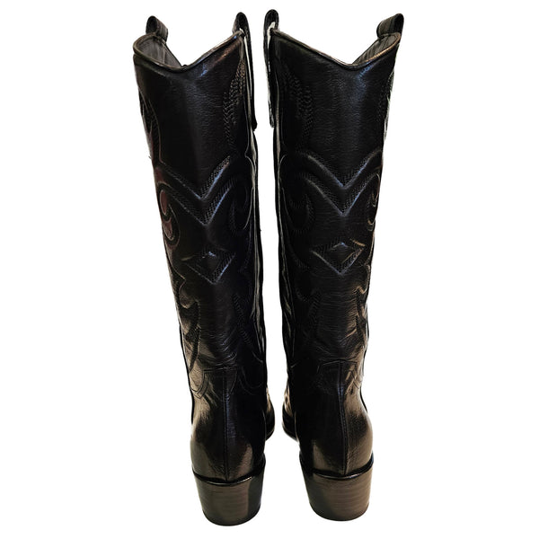 Ducanero, schwarzer Cowboystiefel