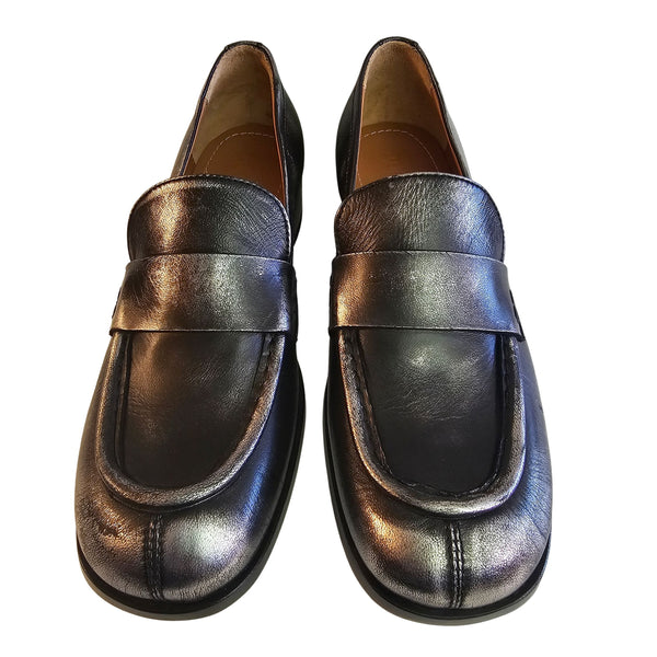 Ducanero, Loafer in Silber Metallic