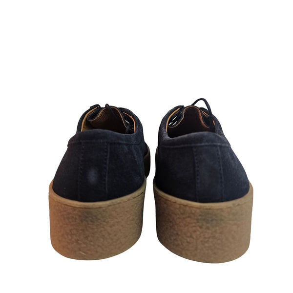 Ducanero, Wildleder-Schnürschuh in Blau