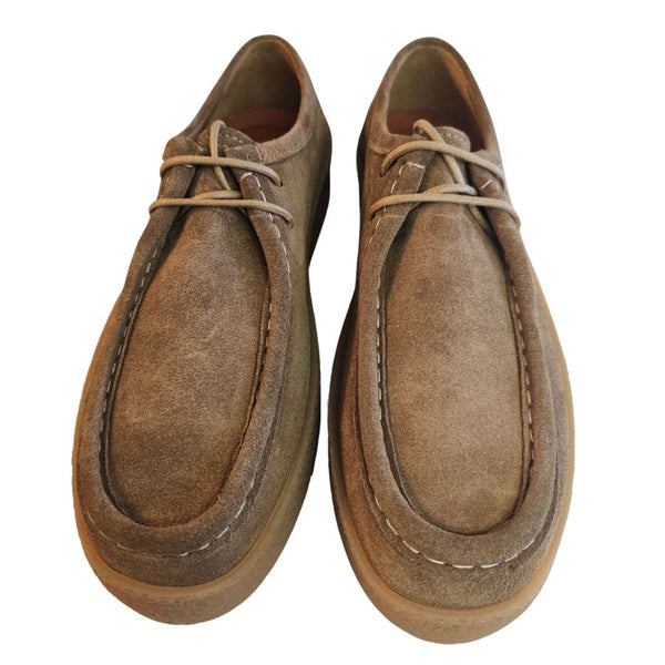 Ducanero, Wildleder-Schnürschuh in Braun