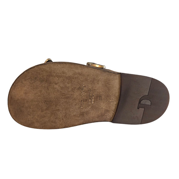 Ducanero, Pantolette in Schwarz-Oliv