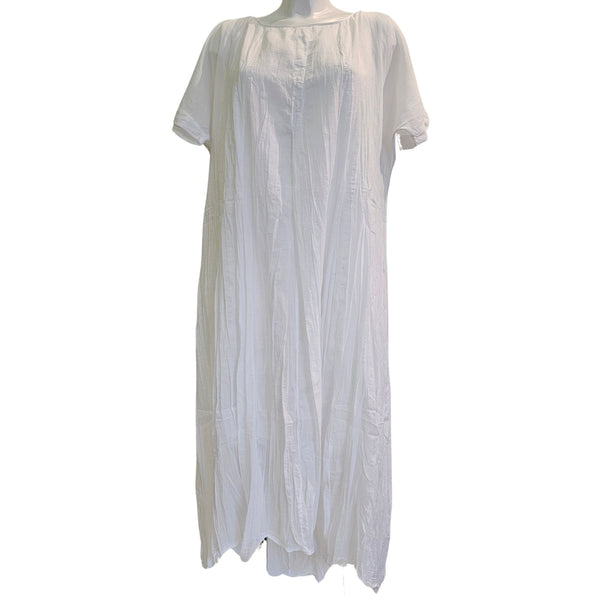 European Culture, Sommerkleid MANICA CORTA DON in Weiß