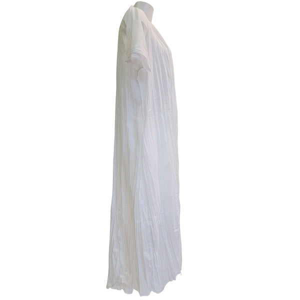 European Culture, Sommerkleid MANICA CORTA DON in Weiß