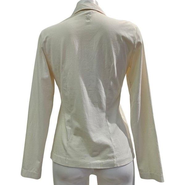 European Culture, Rüschenbluse in Creme