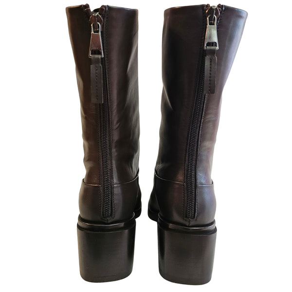 Elena Iachi, Stiefelette, Braun