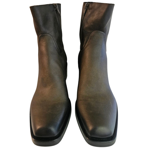 Elena Iachi, Stiefelette, Nubuk in Olivgrün