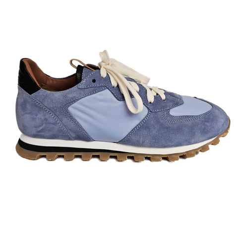 Elia Maurizi, Wildleder-Sneaker in Hellblau