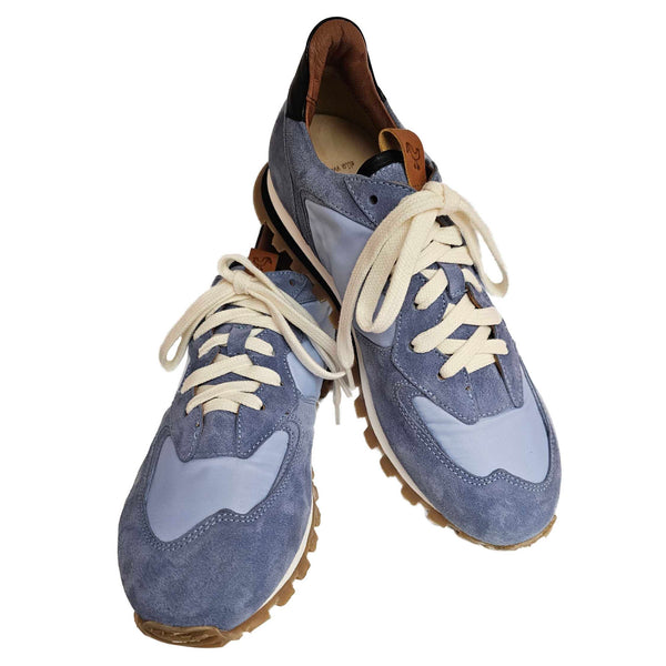 Elia Maurizi, Wildleder-Sneaker in Hellblau