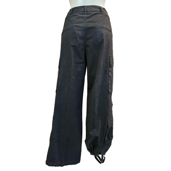 European Culture, lässige schwarze Cargohose