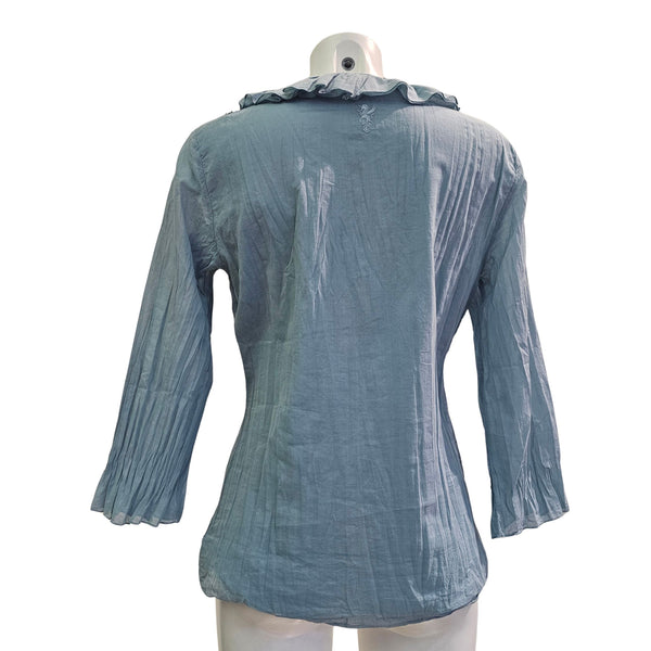 European Culture, Bluse in hellem Türkis