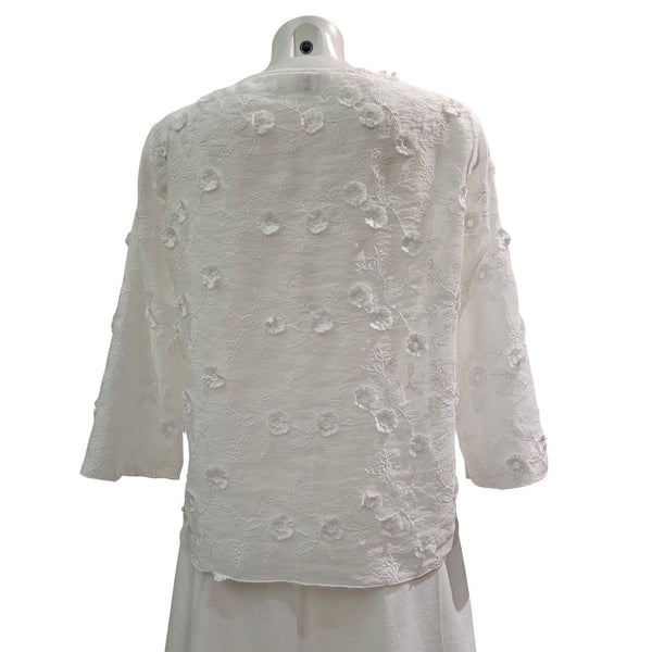 European Culture, Bluse mit Rundhalsausschnitt