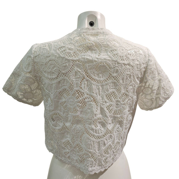 FRNCH PARIS, AELYA, Baumwollbluse in Offwhite