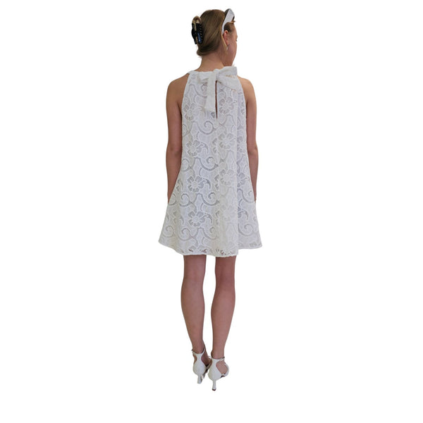 FRNCH PARIS, AFNANE, luftiges Sommerkleid in Offwhite
