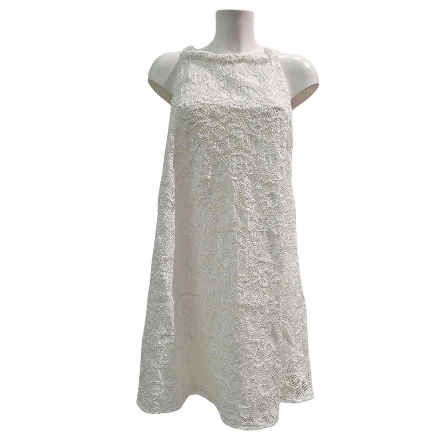 FRNCH PARIS, AFNANE, luftiges Sommerkleid in Offwhite
