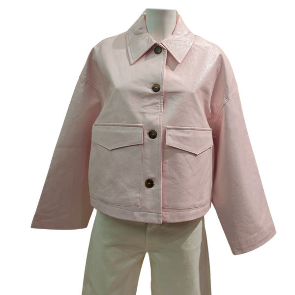 FRNCH PARIS, kastige Kurzjacke in Rosa