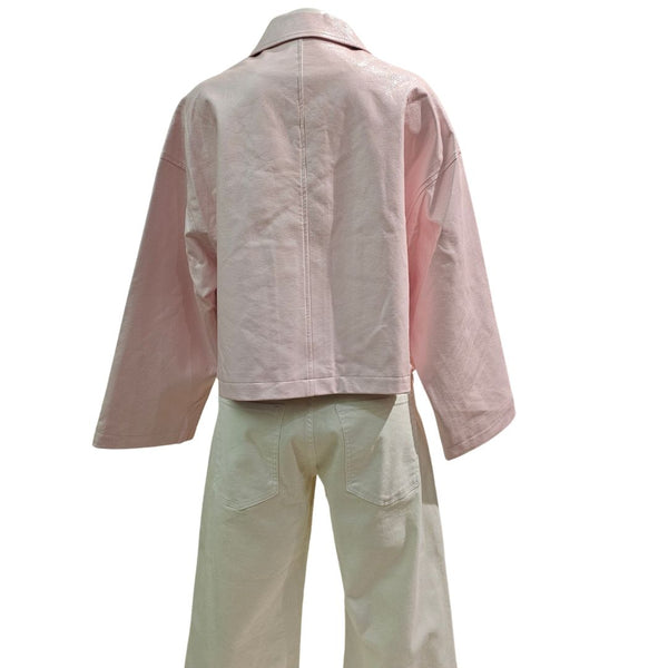 FRNCH PARIS, kastige Kurzjacke in Rosa