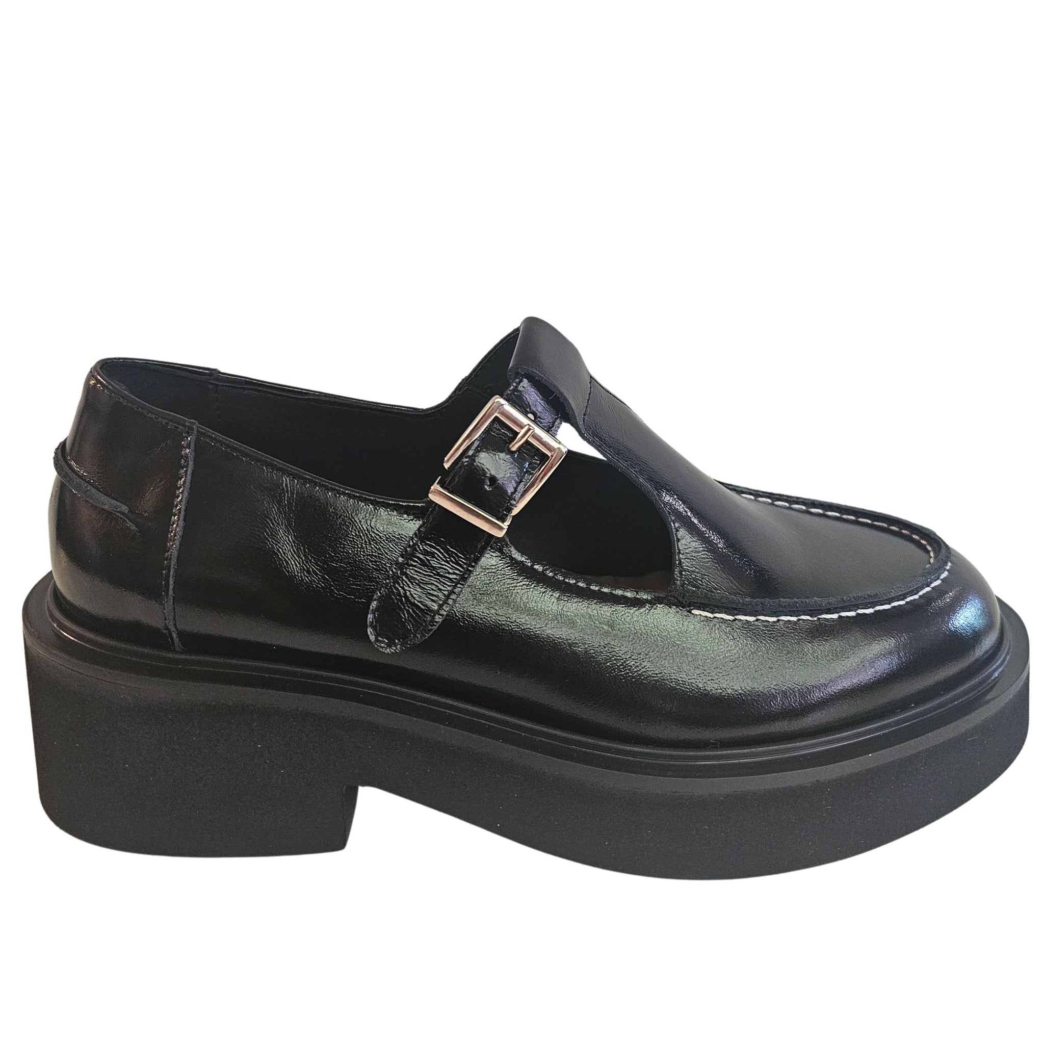 Fabio Rusconi, Riemchenschuh, Schwarz