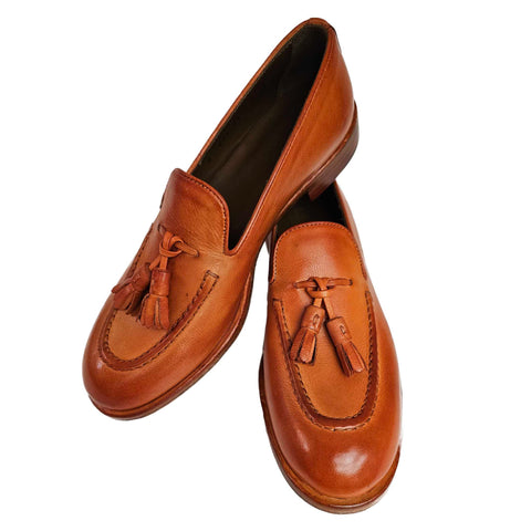 Flecs, Loafer im Collegestyle in Orange