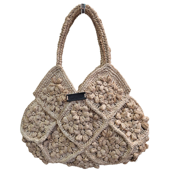 GAIMO, Raffia-Tasche in Natur