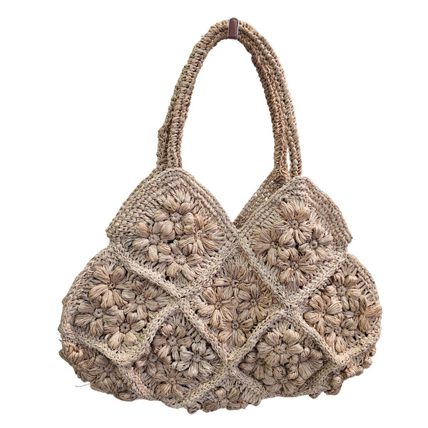 GAIMO, Raffia-Tasche in Natur