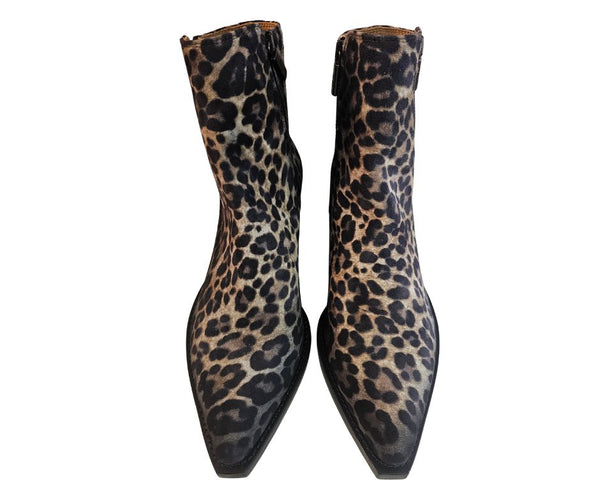 Ghost, Cowboy-Stiefelette in Leo Print