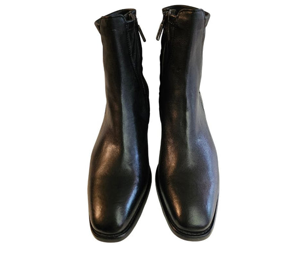 Ghost, Nappalederstiefelette in Schwarz