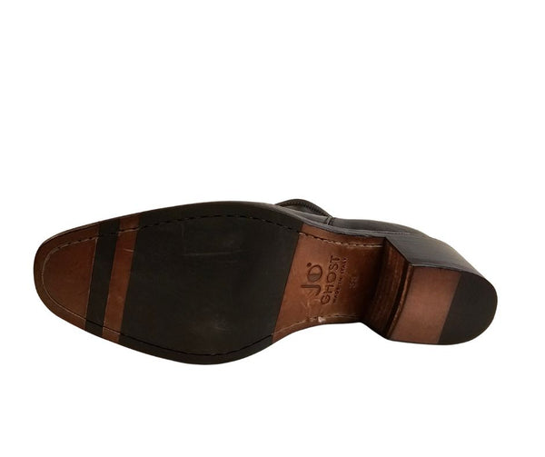 Ghost, Nappalederstiefelette in Schwarz