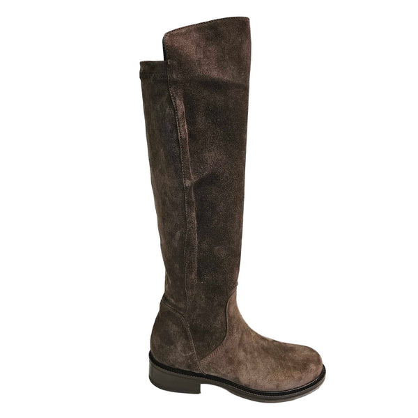 Gior M., Overknee-Stiefel in Taupe