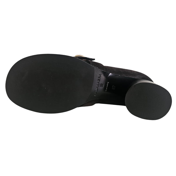 Halmanera, Wildleder Loafer in dunkelbraun