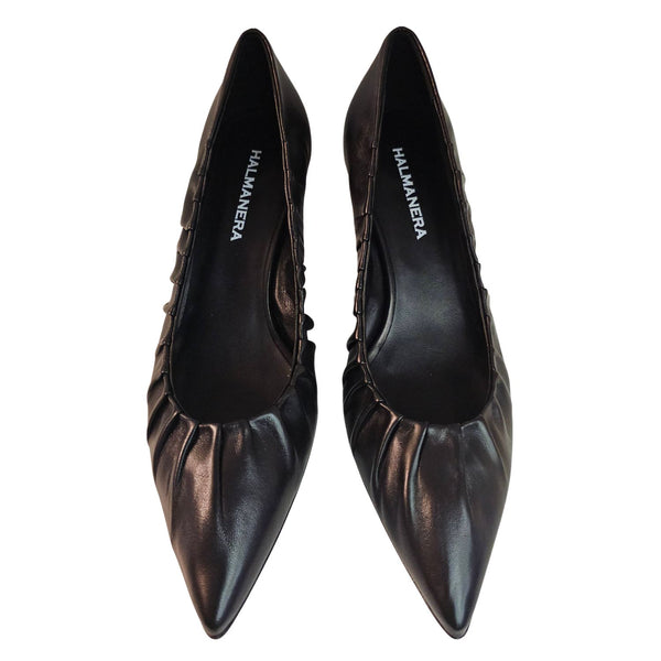 Halmanera, extravaganter Pumps in Schwarz
