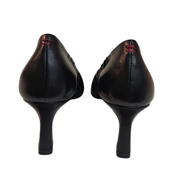 Halmanera, extravaganter Pumps in Schwarz
