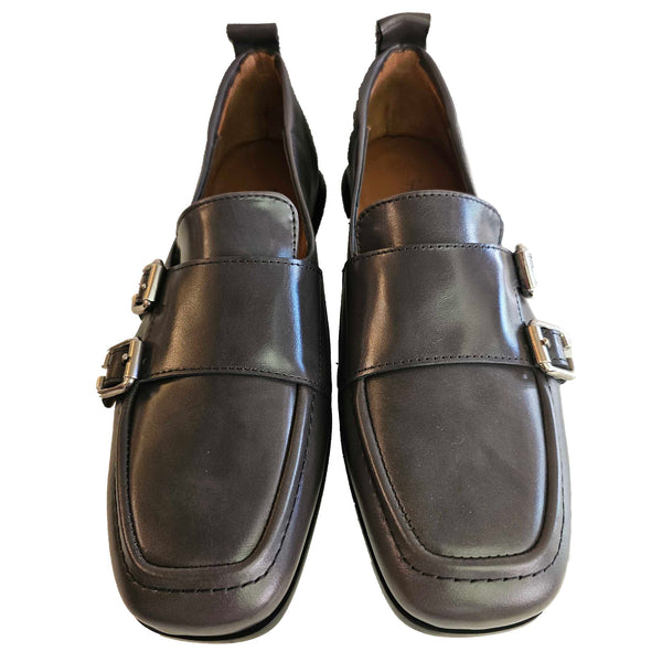 Homers, Loafer mit Doppelmonk in Anthrazit