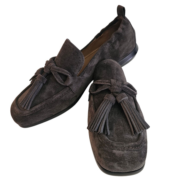 Homers, Loafer aus Wildleder dunkelbraun