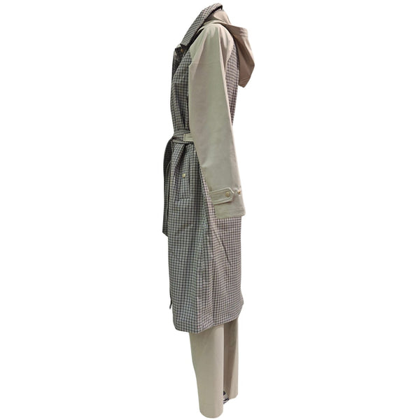 Ilse Jacobsen, Regen-Trenchcoat, Trenchrain01, Kariert-Beige