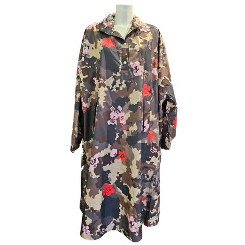 Ilse Jacobsen, Regencape mit Kapuze in Camouflageprint