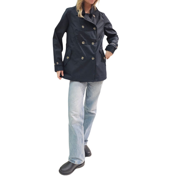 Ilse Jacobsen, Jacke im Trenchcoatstil, TRENCHRAIN 02, Dark Indigo