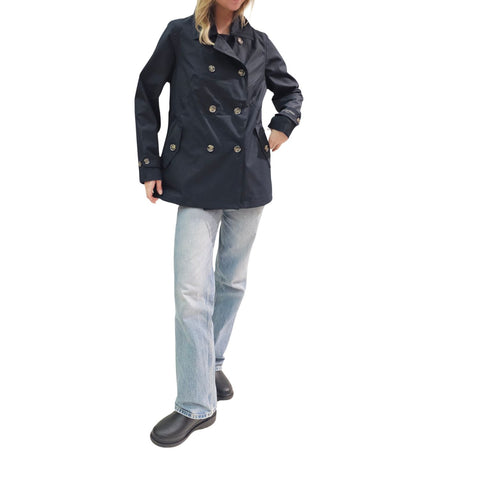 Ilse Jacobsen, Jacke im Trenchcoatstil, TRENCHRAIN 02, Dark Indigo