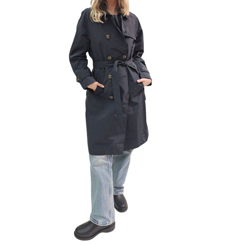 Ilse Jacobsen, Regen-Trenchcoat, RAIN VISION 03, Dark Indigo