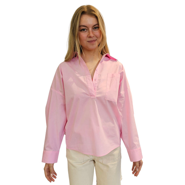 JIJI, weit geschnittene Bluse LENNY in Rosa