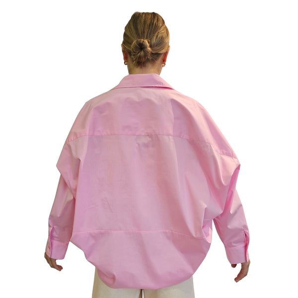 JIJI, weit geschnittene Bluse LENNY in Rosa