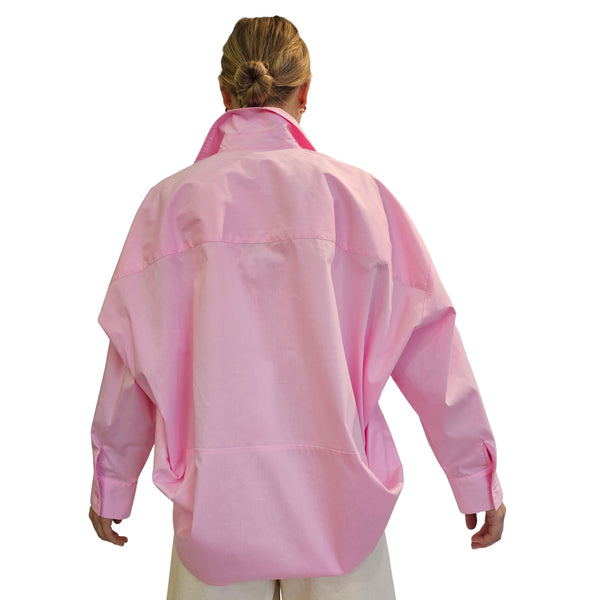 JIJI, weit geschnittene Bluse LENNY in Rosa