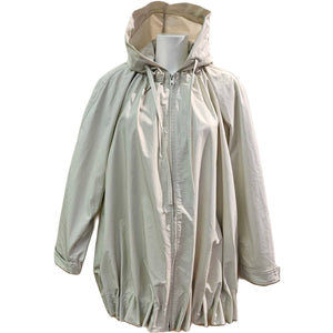 JNBY, Jacke mit Kapuze in ganz hellem Greige